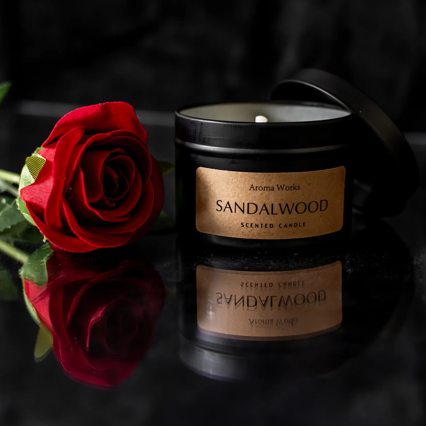 Lover’s Scent – romantische geurloze kaars voor een warme sfeer